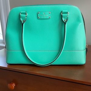 Bright Mint green Kate Spade bag
